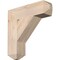 Ekena Millwork Traditional Craftsman Smooth Bracket, Douglas Fir, 3 1/2"W x 14"D x 14"H BKT04X14X14TRA04SDF - alternate 1